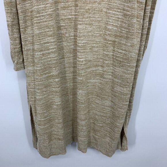 Talbots Duster Cardigan Marled Open Front Lightweight Knit - Picture 10 of 10
